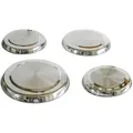 Produktbild: Haushalt - 4x Edelstahl Herdabdeckplatte - Herdabdeckung Herdplatten Abdeckung Schutzplatte