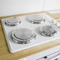 Produktbild: Herdabdeckplatten je 2x16+20cm Edelstahl