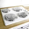 Produktbild: Herdabdeckplatten 4tlg. aus Edelstahl