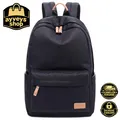 Produktbild: Schulrucksack Wasserdicht Einfarbig Retro Schwarz für Teenager Freizeit