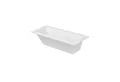 Produktbild: Duravit Badewanne D-Code 1600 x 700 mm Weiß Wanne mit Rückenschräge