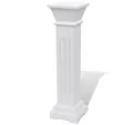 Produktbild: vidaXL Blumenständer Säulen-Pflanzenständer Klassischer Stil Quadratisch MDF (1 St)