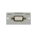 Produktbild: Kindermann Konnect 50 alu - Modulares Faceplate-Snap-In - DB-9 (7444000420)