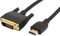Produktbild: HDMI-A-auf-DVI Adapterkabel 1080P vergoldet 1.8m Schwarz für TV bidirektional