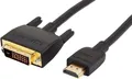 Produktbild: Amazon Basics HDMI-A-auf-DVI-Adapterkabel für Fernseher, bidirektional, 1080P