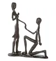 Produktbild: Casablanca - Design-Skulptur Marry Me - aus Eisen - brüniert H 17 cm