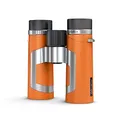 Produktbild: GoView ZOOMR 10x34 kompaktes, portables Fernglas (10-Fach Zoom, Magnesiumgehäuse, inkl. Smartphone-Adapter & Zubehör) Sunset Orange