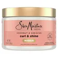 Produktbild: SHEA MOISTURE Moisture Coconut and Hibiscus Curl and Shine Hair Masque for Unisex 12 oz Masque