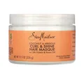 Produktbild: SheaMoisture, Curl & Shine Hair Masque, Kokosnuss und Hibiskus, 326 g