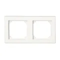 Produktbild: Schneider Electric Merten M-Smart-Rahmen für Steckdosen und Schalter, 2-fach, IP20, polarweiss glänzend, Artikelnummer 478219, 1 Stück