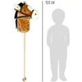 Produktbild: Small Foot Hobby Horse With Sound 105 Cm Wood/Plush Brown/White