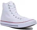 Produktbild: CONVERSE M7650 Alle Star Hoch Top Leinen Herren Trainer IN Weiß UK 7 - 13