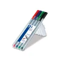 Produktbild: STAEDTLER Fineliner STAEDTLER triplus® 4er Fineliner-Box 334 SB4 Dreikant-Form Wasserbasis, Tinte auf Wasserbasis