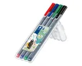 Produktbild: STAEDTLER Fineliner triplus®, mit Dreikantschaft, 4 Farben
