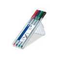 Produktbild: STAEDTLER triplus fineliner 334 Box 4 Stück sortierte Farben Feinschreiber Set