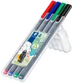 Produktbild: STAEDTLER Fineliner triplus, 4er Etui