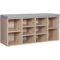 Produktbild: Vasagle Schuhbank LHS10WT, eiche, aus Holz, 10 Fächer für 10 Paar, 104 x 48 x 30cm