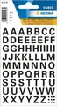 Produktbild: HERMA Aufkleber HERMA Buchstaben-Sticker A-Z, Folie schwarz, 10 mm hoch 4158
