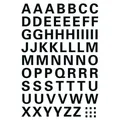 Produktbild: 1 bis 60x HERMA Buchstaben-Sticker A-Z, Folie schwarz, 10 mm hoch BIS 87% RABATT