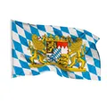 Produktbild: PHENO FLAGS Flagge Bayern Flagge cm Freistaat Fahne mit Wappen & Löwen (Hissflagge für Fahnenmast), Inkl. 2 Messing Ösen