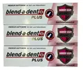 Produktbild: 3x blend-a-dent Premium Haftcreme Plus Barriere gegen Speisereste (3x40g)