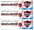 Produktbild: blend-a-dent Plus Premium Haftcreme Barriere gegen Speisereste 3 x 40g Minze