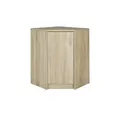 Produktbild: Eckkommode  Landriano , holzfarben , Maße (cm): B: 61 H: 85 T: 61.0
