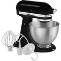 Produktbild: KitchenAid Küchenmaschine Classic, 5K45SSEOB, 275 Watt, Patisserie-Set, 4,3 Liter, onyx schwarz