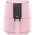 Produktbild: Jocca Heißluftfritteuse 3,8L 1450W Airfryer LED Touch 8 Programme fettarm Rosa - Rosa