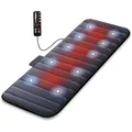 Produktbild: Massage-Matte mit Wärmefunktion für Ganzkörpermassage, Vibrationsmassage Matt...