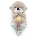 Produktbild: Fisher-Price Schlummer Otter Kuscheltier mit Atembewegung und Musik, Baby Erstausstattung, Neugeborene, Baby Spielzeug ab Geburt, Babyparty und Neugeborenen Geschenk, FXC66