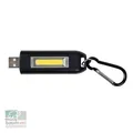 Produktbild: LED- Anhänger 80 LUMEN USB AUFLADBAR Schlüsselanhänger Warnlicht Notleuchte