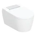 Produktbild: Geberit Wand-WC, Tiefspüler AquaClean Sela hgl-vc, Komplettanlage, mit Keratec