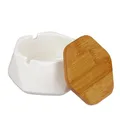 Produktbild: Aschenbecher Windaschenbecher Zigarettenhalter geometrisch 400 g Tischascher