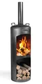 Produktbild: Gartenofen „FARO“ Gartenkamin zum Heizen und Grillen Terrassenofen Kamin Ofen