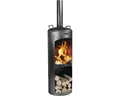 Produktbild: Grillkamin Holzkohlegrill Faro Cook King 40 x 158 cm schwarz