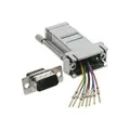 Produktbild: InLine Adapter, 9pol Sub D St an RJ45 Bu, metallisiert (68889M)