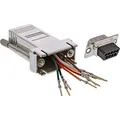 Produktbild: InLine 68889M Adapter, 9pol Sub D Stecker an RJ45 Buchse, metallisiert