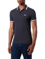 Produktbild: BOSS Herren Paddy Curved Polohemd, Dunkelblau, S EU