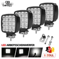 Produktbild: 4X Arbeitsscheinwerfer 24V 75 W LED 5.700 K 7.500 lm HELLA universell einsetzbar