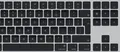 Produktbild: Apple Magic, Verkabelt & Kabellos, USB + Bluetooth, QWERTY, Schwarz