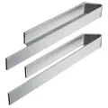Produktbild: Selbstklebender Handtuchhalter 40 cm silber 2 Stk