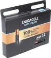 Produktbild: Duracell - Batterie Duracell Optimum AAA 12st | Blasen Sie ein 12 Stück