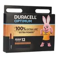 Produktbild: Duracell MN2400 AAA Micro Batterie Optimum 12er Blister