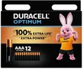 Produktbild: Duracell Optimum AAA Mignon Alkaline-Batterien, 1.5V LR03 MX2400, 12er-Pack 3/33
