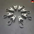 Produktbild: Coideal Edelstahl Vorhang Clips Klammer mit Haken, 25 Stück Vorhang Clips