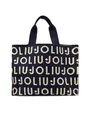Produktbild: Liu Jo Shopper Schultertasche Tote Knitted Logo Bag Blue Sky dunkelblau