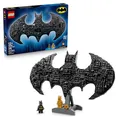 Produktbild: LEGO DC Batman: Batman Logo - Superhelden Spielzeug mit Minifiguren - Kreativer Modellbau für Jungen und Mädchen - DIY Deko für Kinderzimmer - Geschenk für Fans ab 12 Jahren - 76330