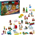 Produktbild: LEGO Friends Adventskalender 2024, vorweihnachtliches Kinderspielzeug mit 5 Charakteren und 3 Tieren, Lernspielzeug, Geschenkidee für Mädchen und Jungen ab 6 Jahren, Weihnachtsgeschenk 42637