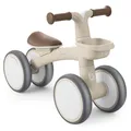 Produktbild: KikkaBoo Laufrad ab 1 Jahr ZIPI, Lauflernrad ohne Pedale mit Korb, Balance Bike, Einstellbar, Baby Erstes Fahrrad Spielzeug 12–24 Monate, Geschenk Junge Mädchen, Beige